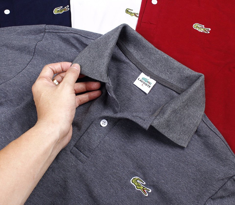 Vải thun cá sấu (Lacoste) mát lạnh, mềm mịn