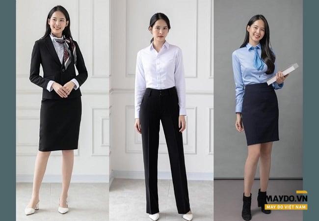 May đồng phục công sở đẹp