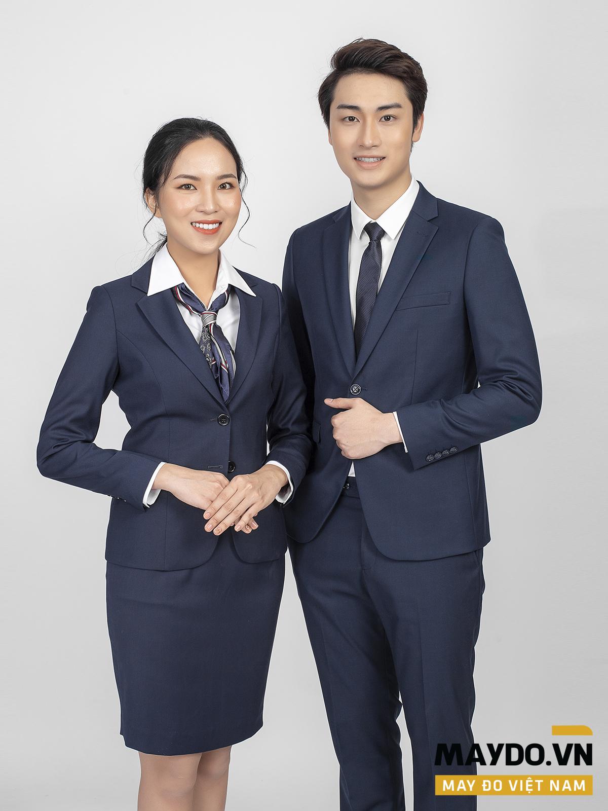 May đồng phục vest nữ công sở